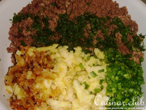 Мини-пирожочки из слоеного теста