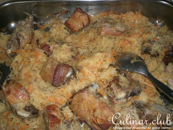 Тушоная капуста (вариант)