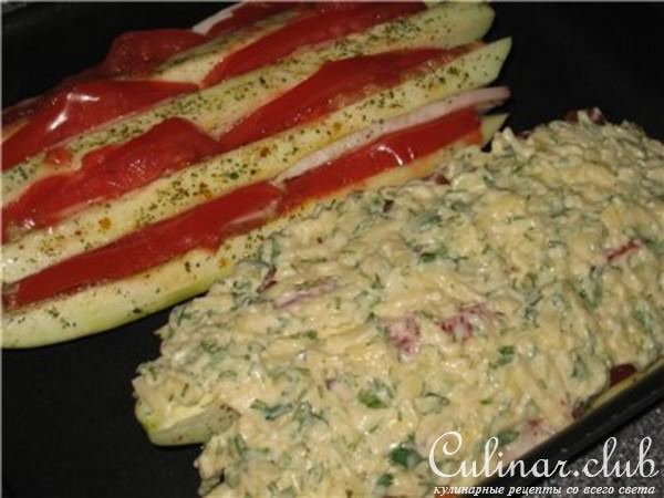Баклажаны с беконом под сырной корочкой
