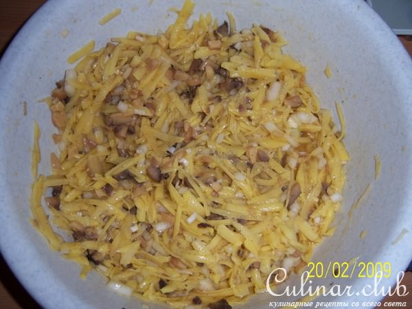 Драники с грибами