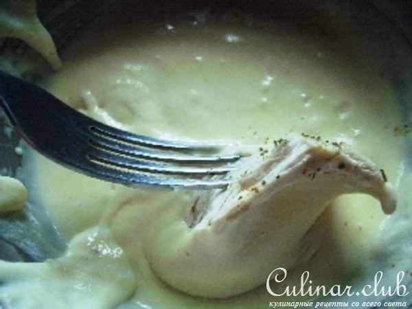 Курица в кляре с кисло-сладким соусом