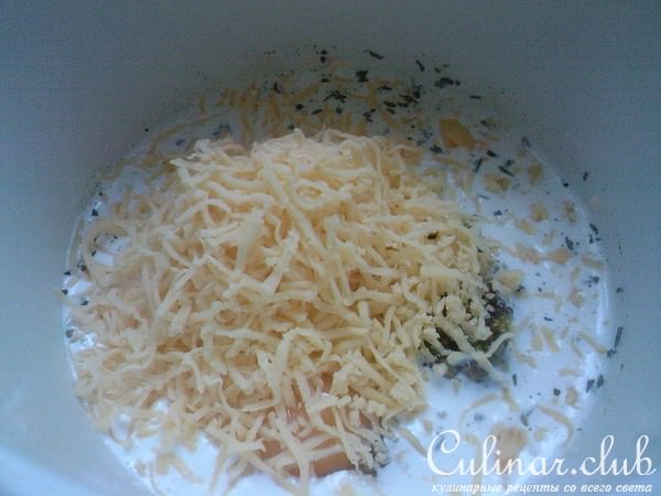 Сырно-горчичный чизкейки 