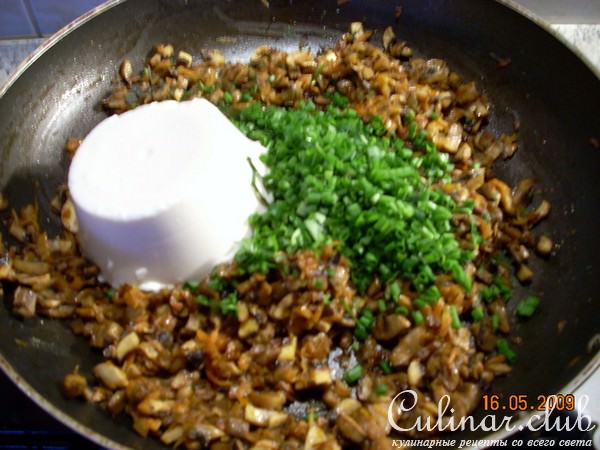 Грибная запеканка