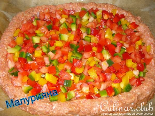 Пицца мясная " Для большой компании "