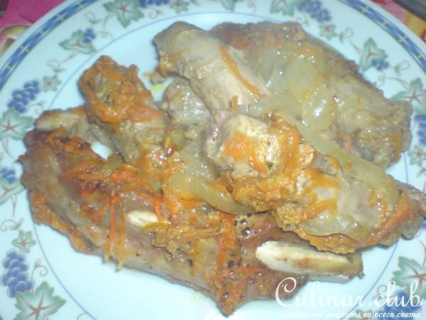 Шейки и ребра в сочетании