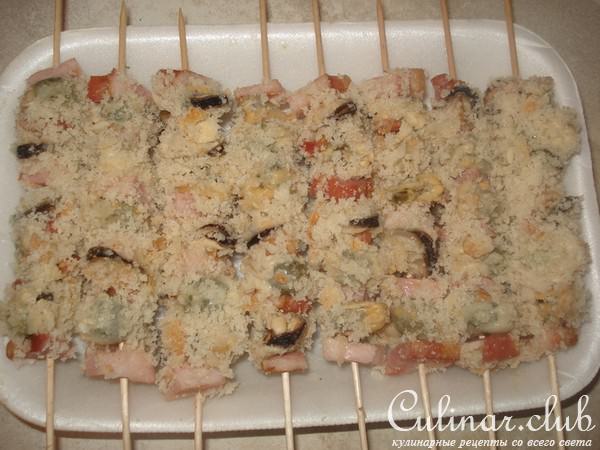 шашлычки из мидий (к пиву)