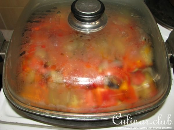 Баклажанчики с овощами