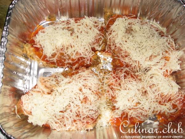 Курочка в соусе Parmezan.