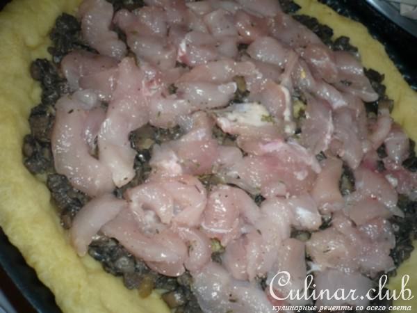 Картофельный киш - жульен