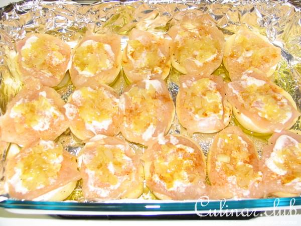 Картофельные лодочки.