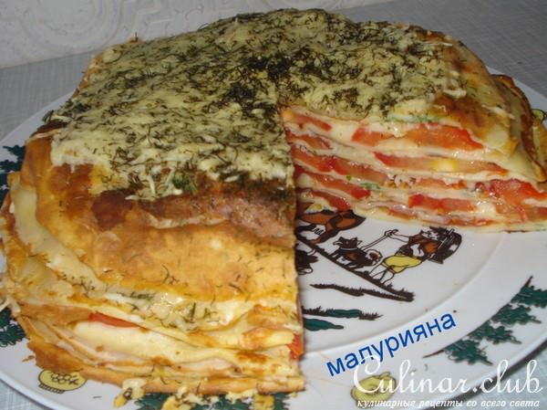 Блинчатый пирог 