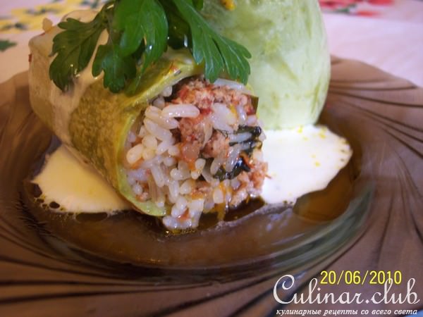 Фаршированные кабачки