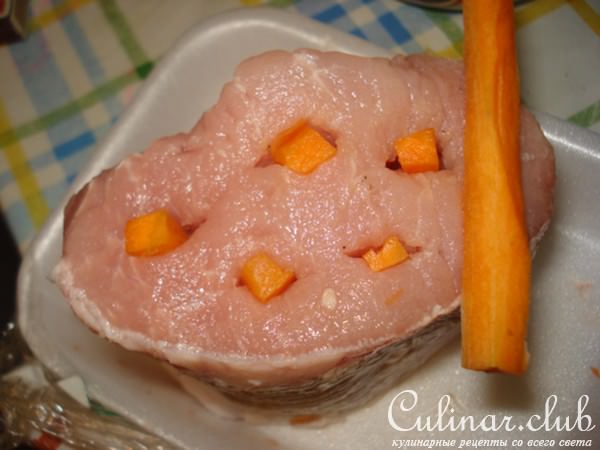 Буженина в горчично-чесночном маринаде
