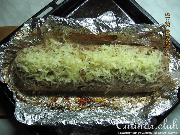 МЯСНОЙ РУЛЕТ ИЗ ФАРША «ГРИБНИК» (вариант)