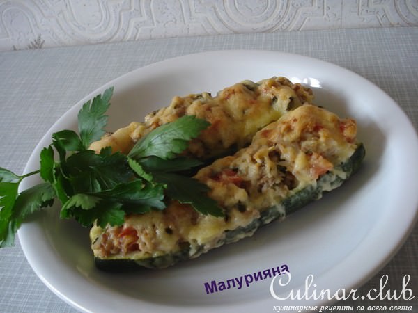 Фаршированный цукини