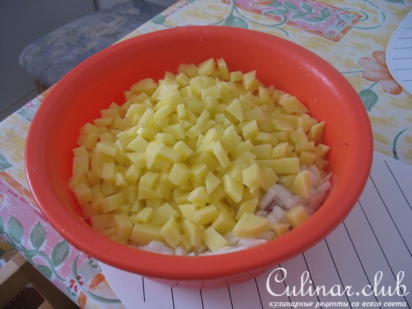 Пирог с мясом и картошкой (вариант)