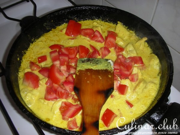 Карри с курицей