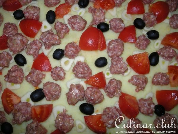 Пицца из картофеля