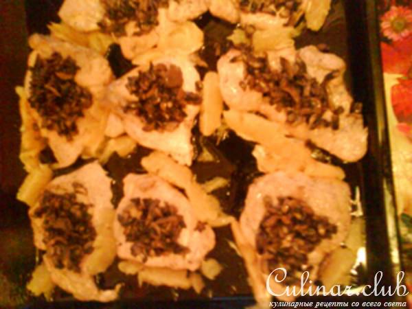 Куриное филе в апельсинах
