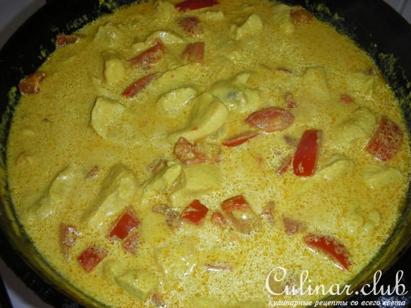 Карри с курицей