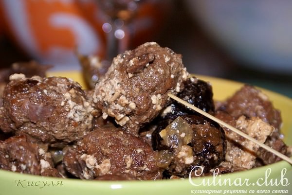 Рулетики из говядины с черносливом от Софии Ротару (звёздный ФМ)