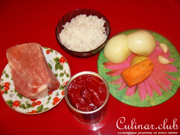 Мясные трубочки с рисовой начинкой