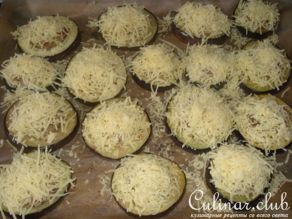 Баклажаные кольца с фаршем