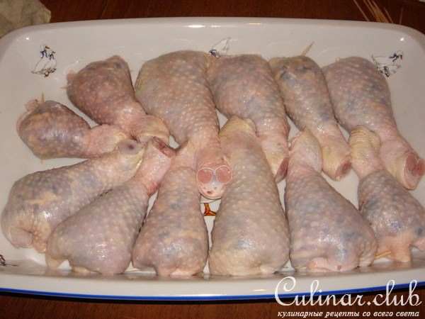Фаршированные куриные ножки