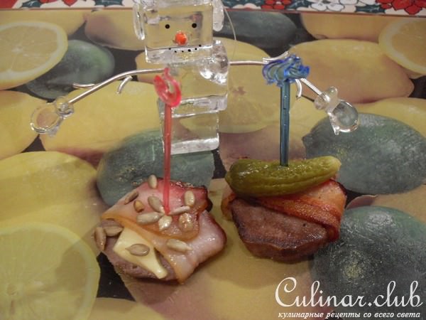 Копченое сало и закуска из него
