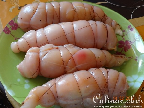 Куриные рулетики с начинкой (быстро и вкусно!)