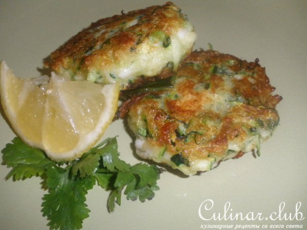 Оладьи из цуккини с сыром