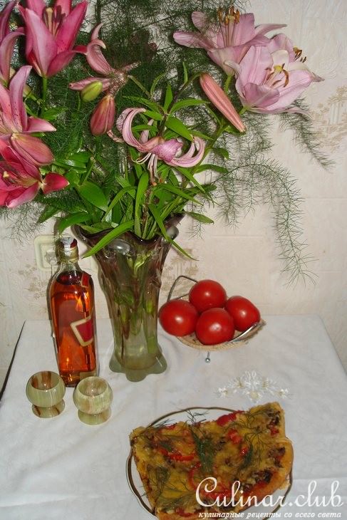 ПИЦЦА домашняя с грибами