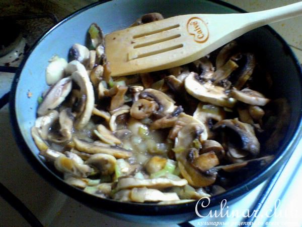 Хрустящие драники с шампиньонами