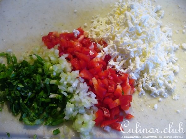 Лодочки из цукини с брынзой и овощами
