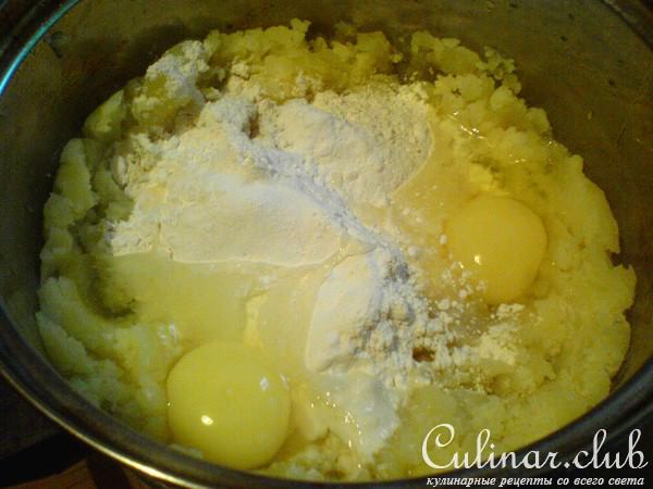 Картофельные ватрушки с грибами