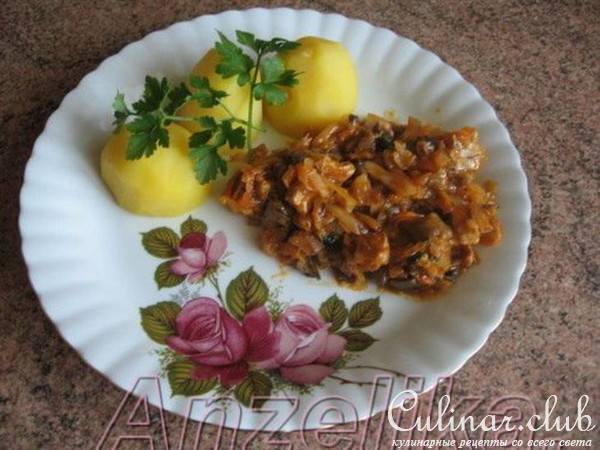 ОВОЩИ С МЯСОМ И ГРИБАМИ.