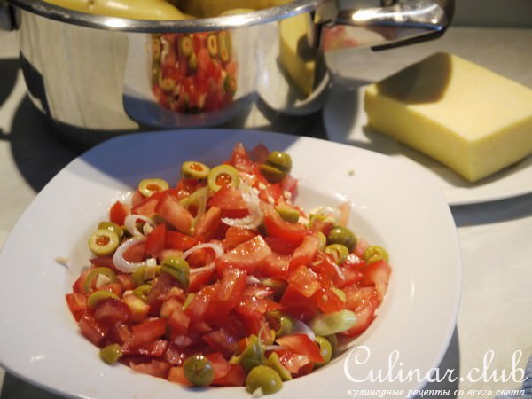 Картофельная брускетта