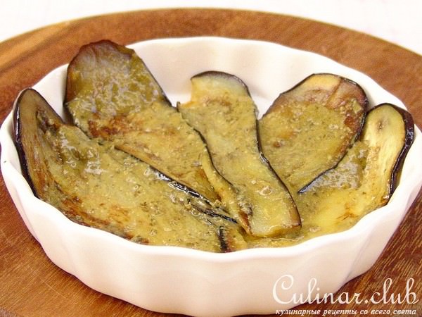 Баклажаны с Песто, грибами и козьим сыром
