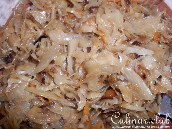 Зразы манные с капустой