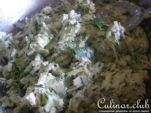 Оладьи из цуккини с сыром