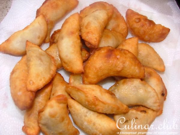 Жареные пирожки на один укус