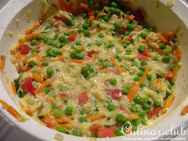 Сырно-овощные палочки