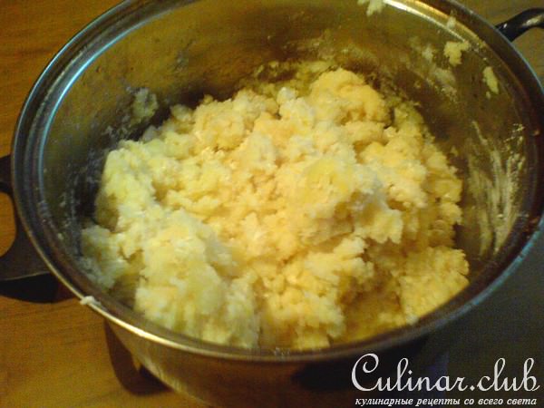 Картофельные ватрушки с грибами