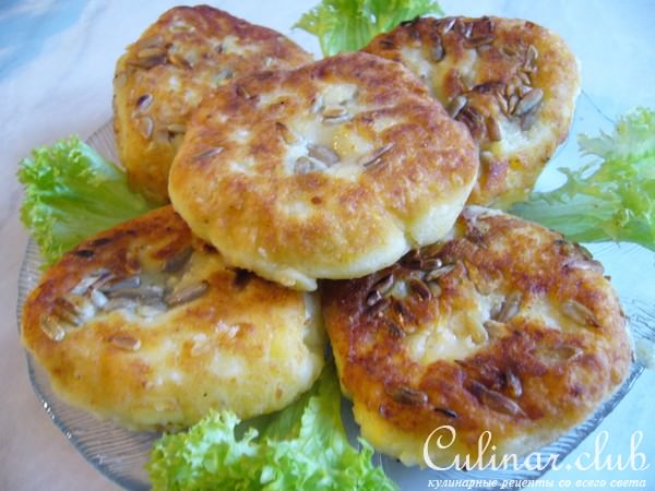 Картофельные оладьи с сюрпризом