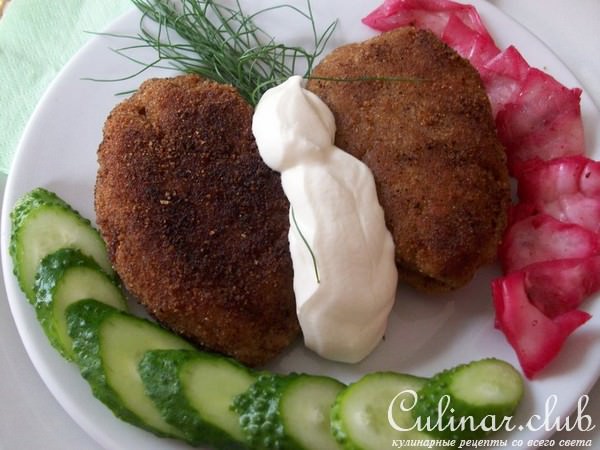 Зразы манные с капустой