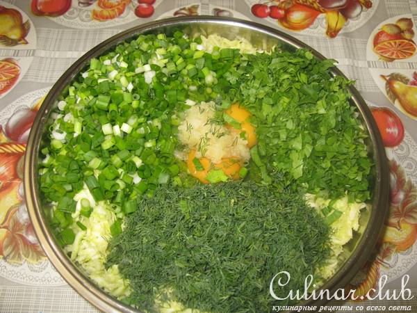 Оладушки кабачковые.
