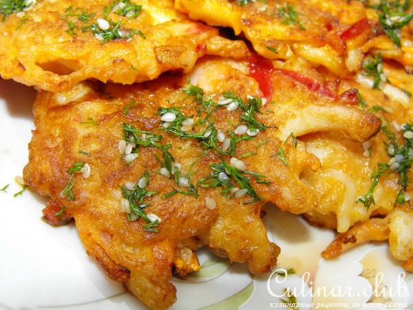 Оладьи по-корейски