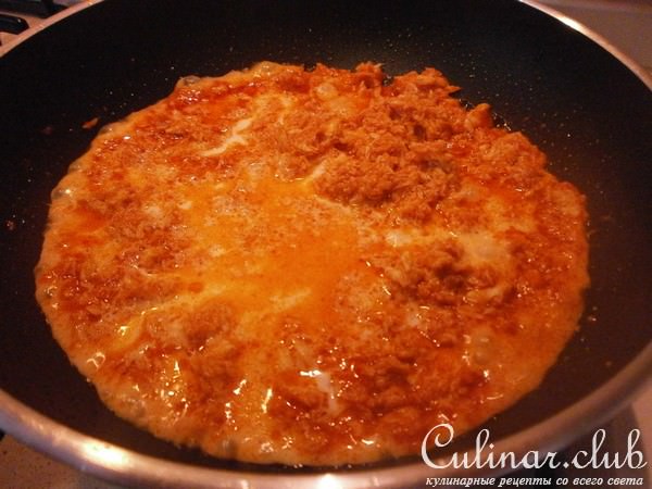 Горячая закуска с крабами в кокосовом молоке