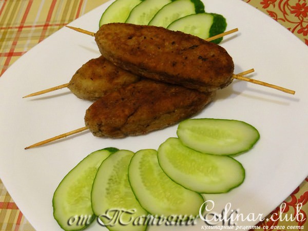 Кебаб из рыбы (речной)