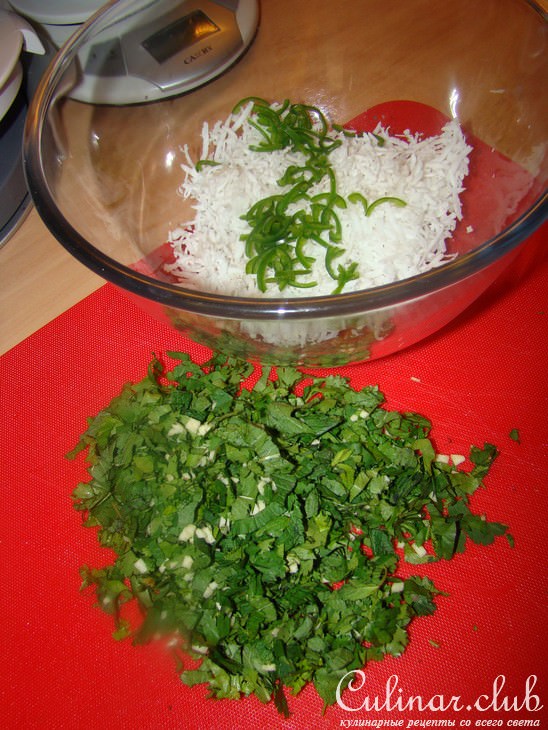Морской язык в кокосовом чатни
